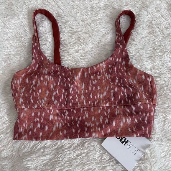 Beach Riot Leah strappy crop top sports bra Small NEW MSRP $88 - Picture 2 of 6